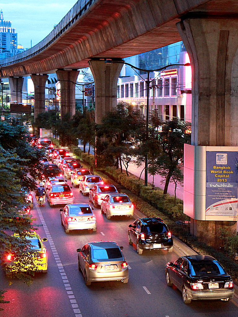 Spend any time in Bangkok and you'll realise that the city has a major traffic problem...